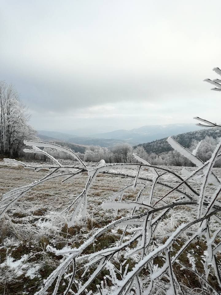 zima w beskidach